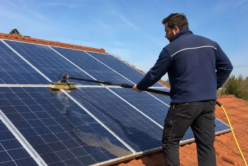 Nettoyage et entretien de panneaux solaires à Belcodène